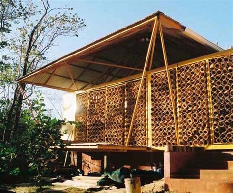 Desain Rumah Bambu Modern Ramah Lingkungan - Desainrumahkeren.com